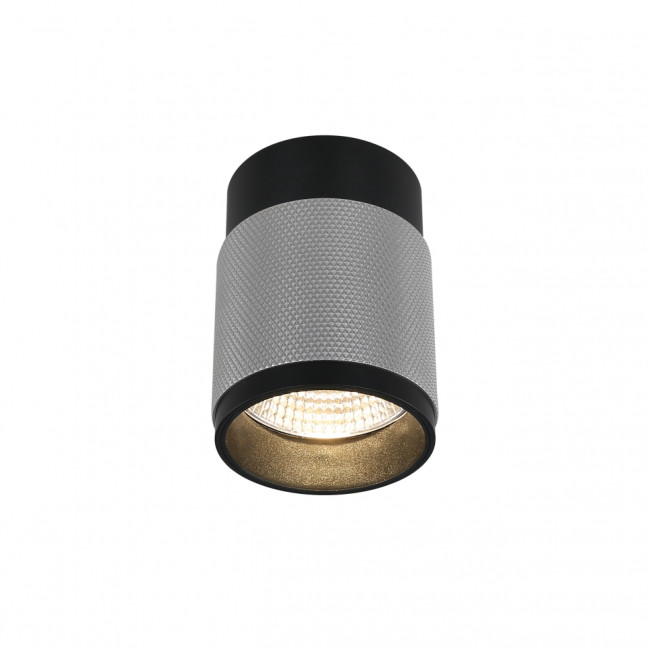 Накладной светильник iLedex Delta 1955-10W-3000K-36 BK+SL