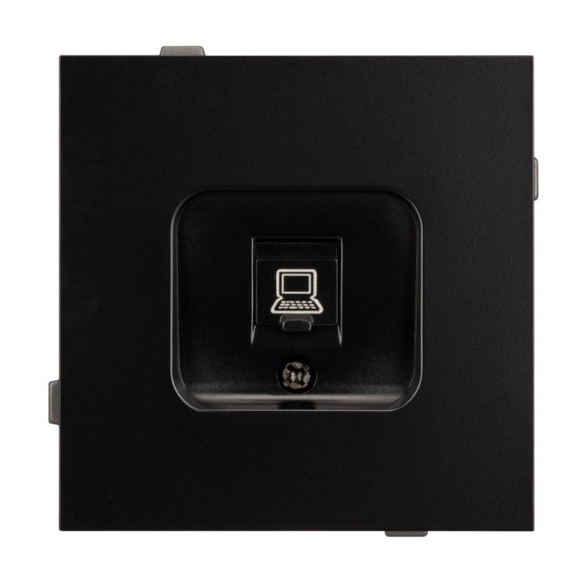 Механизм компьютерной розетки Arlight SCT-TENDO-MPC1-PL-BK (RJ-45, CAT6) 054104 Механизм компьютерной розетки Arlight SCT-TENDO-MPC1-PL-BK (RJ-45, CAT6) 054104