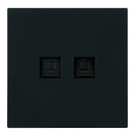 Розетка компьютерная 2-местная RJ-45 (механизм) Stekker Мия RST00-3111-05 50451