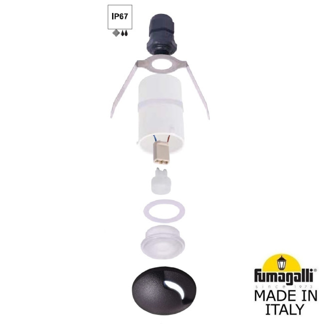 Уличный встраиваемый светильник Fumagalli Teresa 2L1.000.000.AXZ1L Уличный встраиваемый светильник Fumagalli Teresa 2L1.000.000.AXZ1L