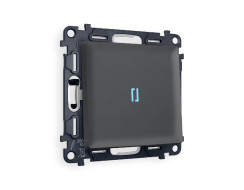 Комплект механизма 1-кл выключателя с подсветкой Ambrella Volt Alfa MA902020