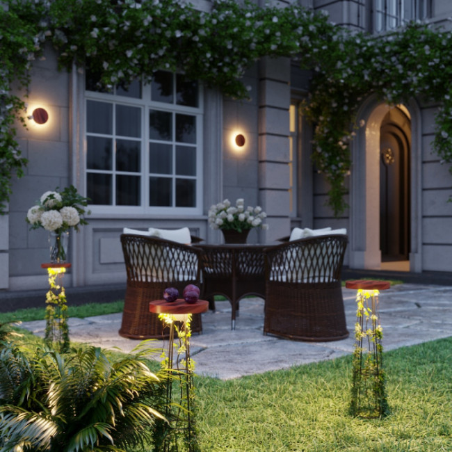 Фасадный светильник Odeon Light Nature Liana 7108/15WL Фасадный светильник Odeon Light Nature Liana 7108/15WL