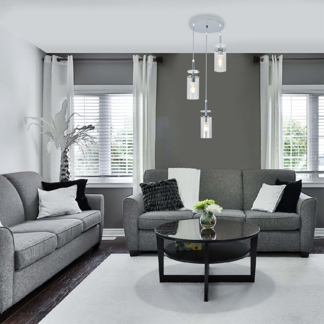 Подвесной светильник Escada Avolto 10191/3 Chrome Подвесной светильник Escada Avolto 10191/3 Chrome