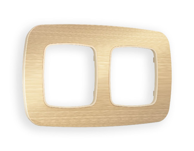 Рамка двухместная Ambrella Volt Radian OF580302 Рамка двухместная Ambrella Volt Radian OF580302