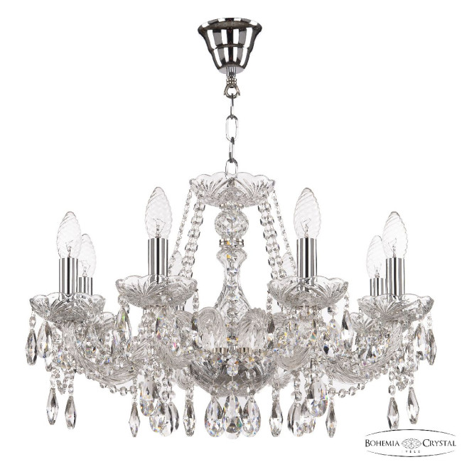Подвесная люстра Bohemia Ivele Crystal 116/8/195 Ni Подвесная люстра Bohemia Ivele Crystal 116/8/195 Ni