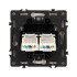 Механизм сдвоенной компьютерной розетки Arlight SCT-NOBE-MPC2-SFPL-CA (RJ-45, CAT6) 059450 Механизм сдвоенной компьютерной розетки Arlight SCT-NOBE-MPC2-SFPL-CA (RJ-45, CAT6) 059450