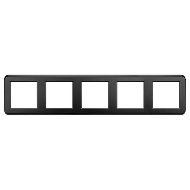 Рамка пластиковая Arlight FRM-VERSA-PL-5-BK 045191 Рамка пластиковая Arlight FRM-VERSA-PL-5-BK 045191