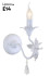Бра Arte Lamp Angelina A5349AP-1WH Бра Arte Lamp Angelina A5349AP-1WH