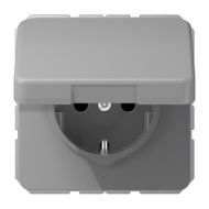 Розетка штепсельная Schuko Jung CD1520BFKLGR