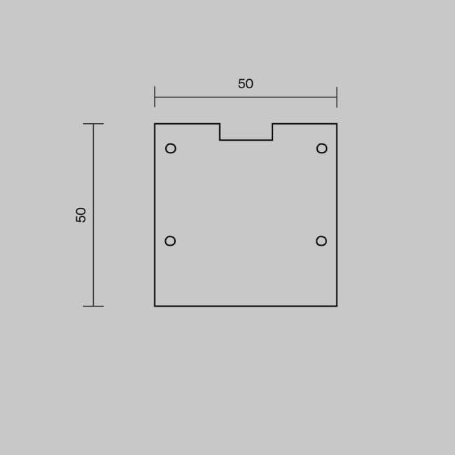 Комплект заглушек для профиля 50×50 2шт Maytoni Led Strip ALM-5050T-B-EC 642047 Комплект заглушек для профиля 50×50 2шт Maytoni Led Strip ALM-5050T-B-EC 642047