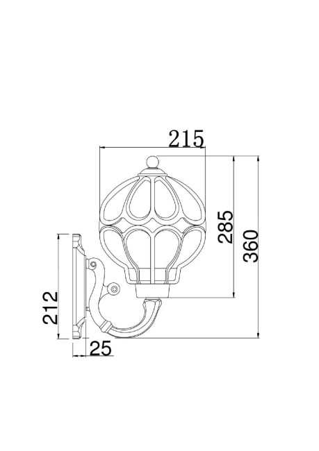 Бра Maytoni Via O024WL-01G