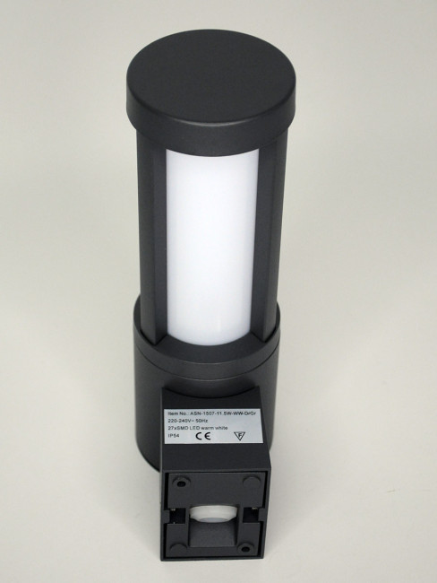 Уличный настенный светильник Elvan PJ-1507/1-11.5W-WW-Gr Уличный настенный светильник Elvan PJ-1507/1-11.5W-WW-Gr