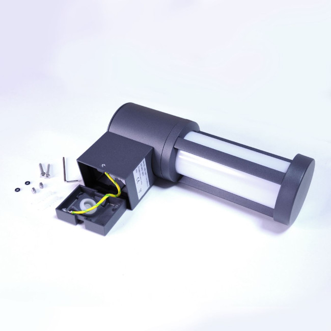 Уличный настенный светильник Elvan PJ-1507/1-11.5W-WW-Gr Уличный настенный светильник Elvan PJ-1507/1-11.5W-WW-Gr