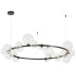 Подвесная люстра Lumina Deco LDP 7033-24 BK+CL Подвесная люстра Lumina Deco LDP 7033-24 BK+CL