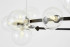 Подвесная люстра Lumina Deco LDP 7033-24 BK+CL Подвесная люстра Lumina Deco LDP 7033-24 BK+CL