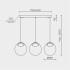 Подвесной светильник Modelux ML.2338.3L BK Подвесной светильник Modelux ML.2338.3L BK