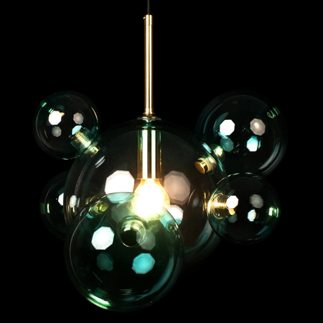 Подвесной светильник Loft IT Bolle 2027-P6 Blue mini Подвесной светильник Loft IT Bolle 2027-P6 Blue mini