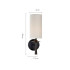 Бра DeLight Collection Wall lamp MT8865-1W black Бра DeLight Collection Wall lamp MT8865-1W black