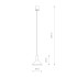 Подвесной светильник Mantra Slim 8103