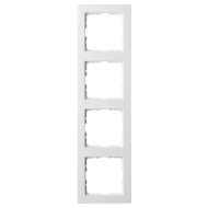 Рамка Jasmart G-Classic 4-постовая белый глянцевый поликарбонат G1004W