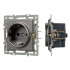 Механизм электрической розетки Arlight SCT-GP-MEU-PL-GR (250V, 16A) 043741 Механизм электрической розетки Arlight SCT-GP-MEU-PL-GR (250V, 16A) 043741