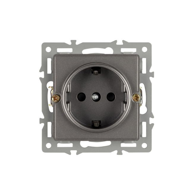Механизм электрической розетки Arlight SCT-GP-MEU-PL-GR (250V, 16A) 043741 Механизм электрической розетки Arlight SCT-GP-MEU-PL-GR (250V, 16A) 043741