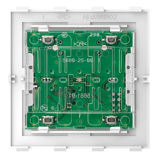 Кнопочный модуль Schneider Electric Merten D-Life PlusLink Wiser BLE двухклавишный MTN5123-6000 Кнопочный модуль Schneider Electric Merten D-Life PlusLink Wiser BLE двухклавишный MTN5123-6000