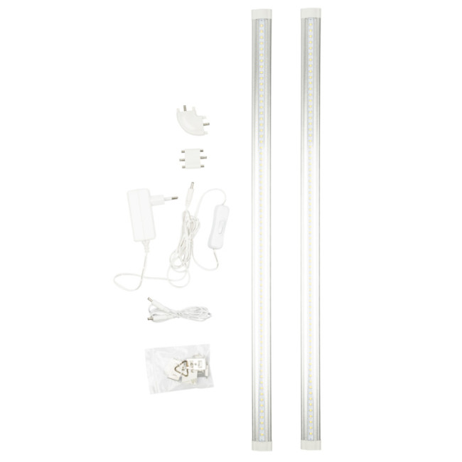 Мебельный светильник Uniel ULM-F45-2x6W/4500K IP20 SILVER Мебельный светильник Uniel ULM-F45-2x6W/4500K IP20 SILVER