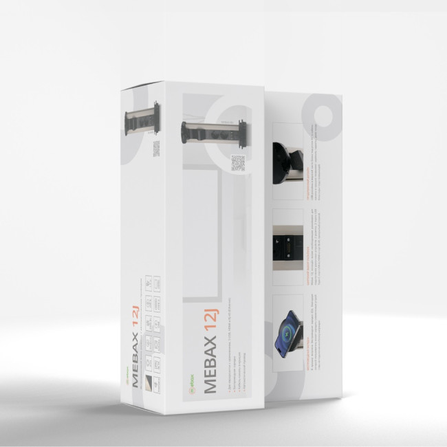 Блок розеток 12J (2 секции, USB type A+C + RJ45 + HDMI) беспроводная зарядка Mebax 00-00002597 Блок розеток 12J (2 секции, USB type A+C + RJ45 + HDMI) беспроводная зарядка Mebax 00-00002597