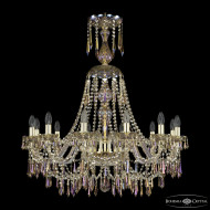 Подвесная люстра Bohemia Ivele Crystal 1403/12/300/XL-95 G M801 Подвесная люстра Bohemia Ivele Crystal 1403/12/300/XL-95 G M801