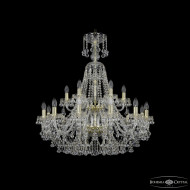 Подвесная люстра Bohemia Ivele Crystal 1409/12+6/300/XL-94/2d G