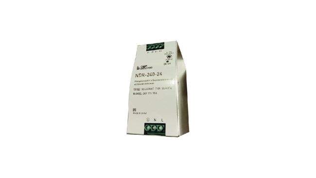 Блок питания SWG PRO NDR-240-24 240Вт DC24В 10.0А IP20 024486 Блок питания SWG PRO NDR-240-24 240Вт DC24В 10.0А IP20 024486