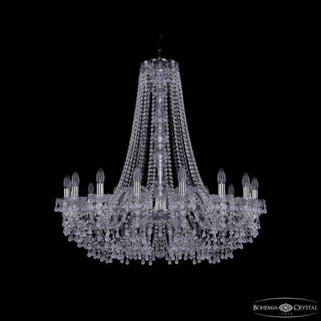 Подвесная люстра Bohemia Ivele Crystal 1410/16/360/h-95 Ni V0300
