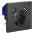 Розетка с USB, А+А Voltum S70 VLS040406 (титан) Розетка с USB, А+А Voltum S70 VLS040406 (титан)