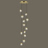 Каскадная люстра Delight Collection MD24001033-12A gold/clear