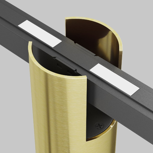 Трековый магнитный светильник Maytoni Alfa TR122-4-7W-DS-BS Трековый магнитный светильник Maytoni Alfa TR122-4-7W-DS-BS