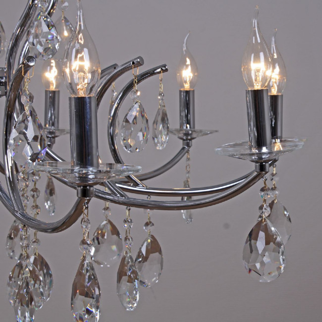 Подвесная люстра Illumico IL2326-10POR-39 CR Подвесная люстра Illumico IL2326-10POR-39 CR