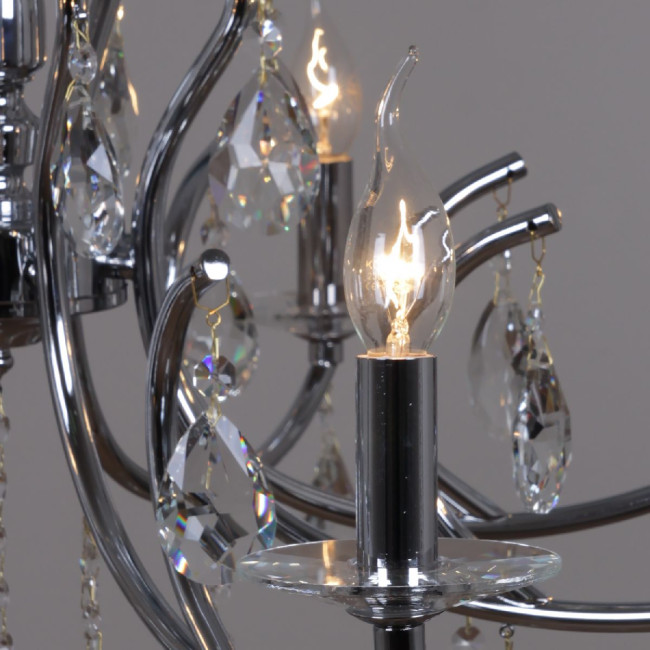 Подвесная люстра Illumico IL2326-10POR-39 CR Подвесная люстра Illumico IL2326-10POR-39 CR