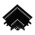 Коннектор Reluce RL 06202 corner connector BK Коннектор Reluce RL 06202 corner connector BK