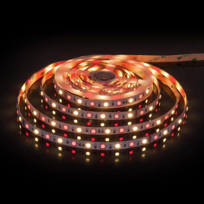 Светодиодная лента Elektrostandard 24V 14,4W 60Led 5050+5050 IP20 MIX RGB/теплый белый, 5м 4690389172250 Светодиодная лента Elektrostandard 24V 14,4W 60Led 5050+5050 IP20 MIX RGB/теплый белый, 5м 4690389172250
