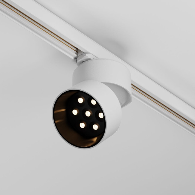 Трековый трехфазный светильник Maytoni Alfa TR199-3-15W2.7K-M-W Трековый трехфазный светильник Maytoni Alfa TR199-3-15W2.7K-M-W