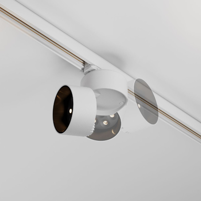 Трековый трехфазный светильник Maytoni Alfa TR199-3-15W2.7K-M-W Трековый трехфазный светильник Maytoni Alfa TR199-3-15W2.7K-M-W