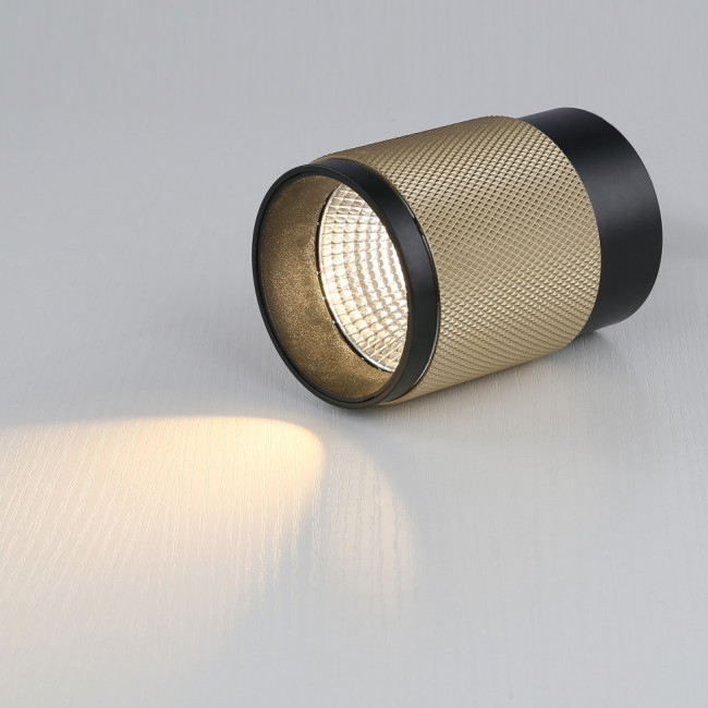 Накладной светильник iLedex Delta 1955-10W-3000K-36 BK+BR Накладной светильник iLedex Delta 1955-10W-3000K-36 BK+BR