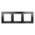 Рамка трехместная Arlight FRM-GLARE-GS-3-BK 043800