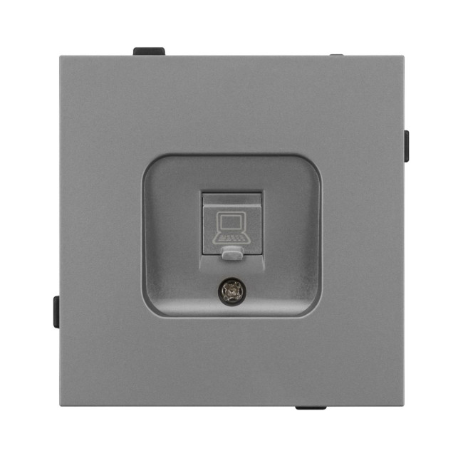 Механизм компьютерной розетки Arlight SCT-TENDO-MPC1-PL-GR (RJ-45, CAT6) 054105 Механизм компьютерной розетки Arlight SCT-TENDO-MPC1-PL-GR (RJ-45, CAT6) 054105