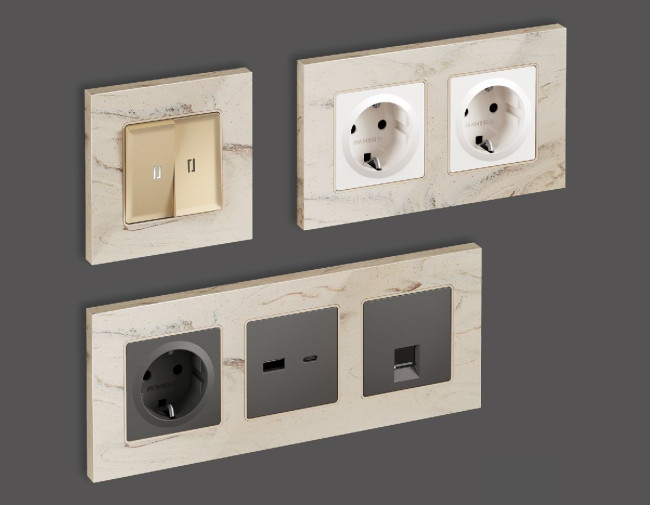 Рамка одноместная Ambrella Volt Grand AF930601 Рамка одноместная Ambrella Volt Grand AF930601