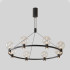 Подвесная люстра Crystal Lux DUET SP56W LED BLACK Подвесная люстра Crystal Lux DUET SP56W LED BLACK