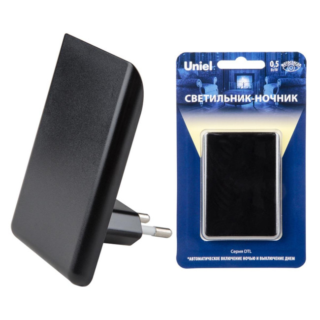 Светильник-ночник Uniel DTL-320 Прямоугольник/Black/Sensor UL-00007222 Светильник-ночник Uniel DTL-320 Прямоугольник/Black/Sensor UL-00007222