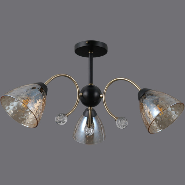 Люстра на штанге Illumico IL0230-3CSQ-29 BK AB Люстра на штанге Illumico IL0230-3CSQ-29 BK AB