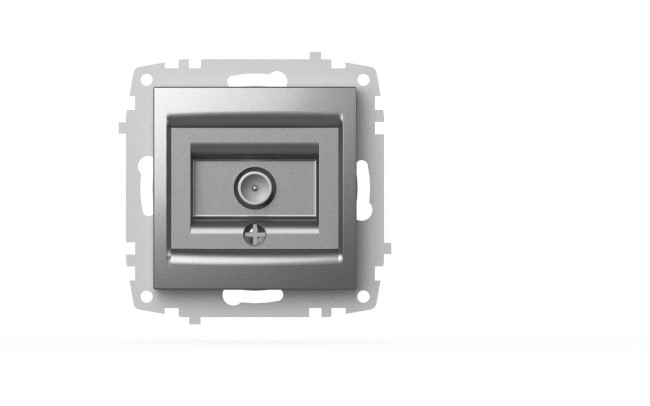 Розетка для TV с экраном (проходная) ELBI Zena Vega 609-011000-272 Розетка для TV с экраном (проходная) ELBI Zena Vega 609-011000-272